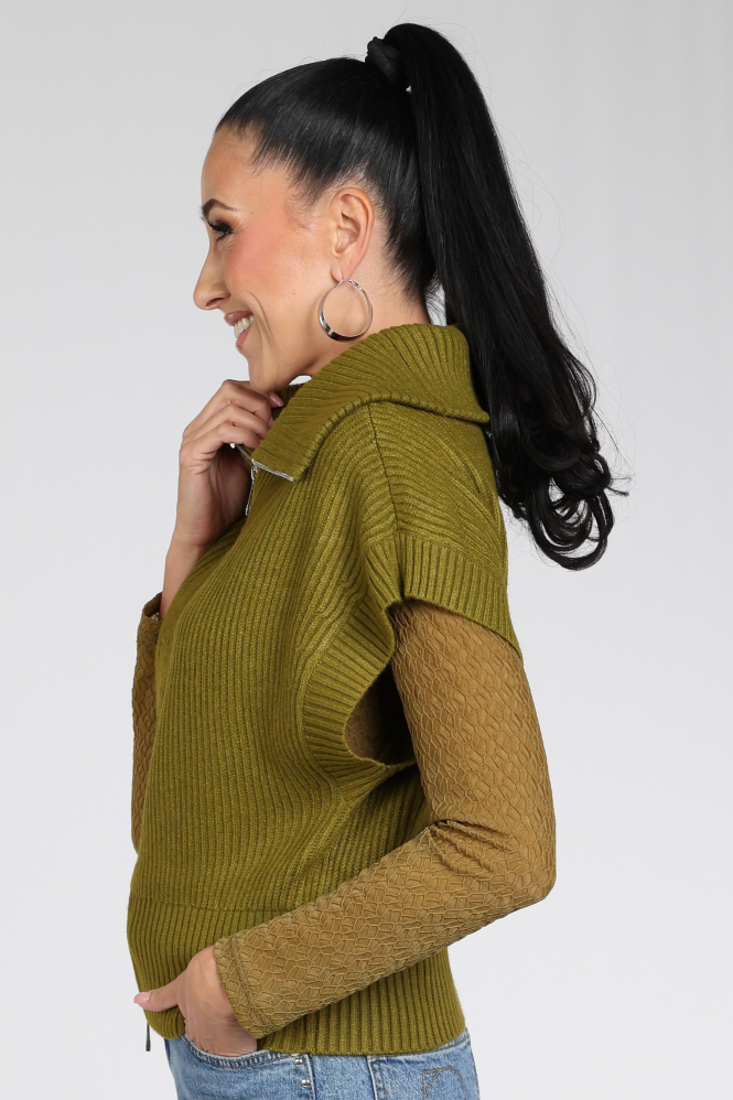 Co'couture 500028 Vest Groen
