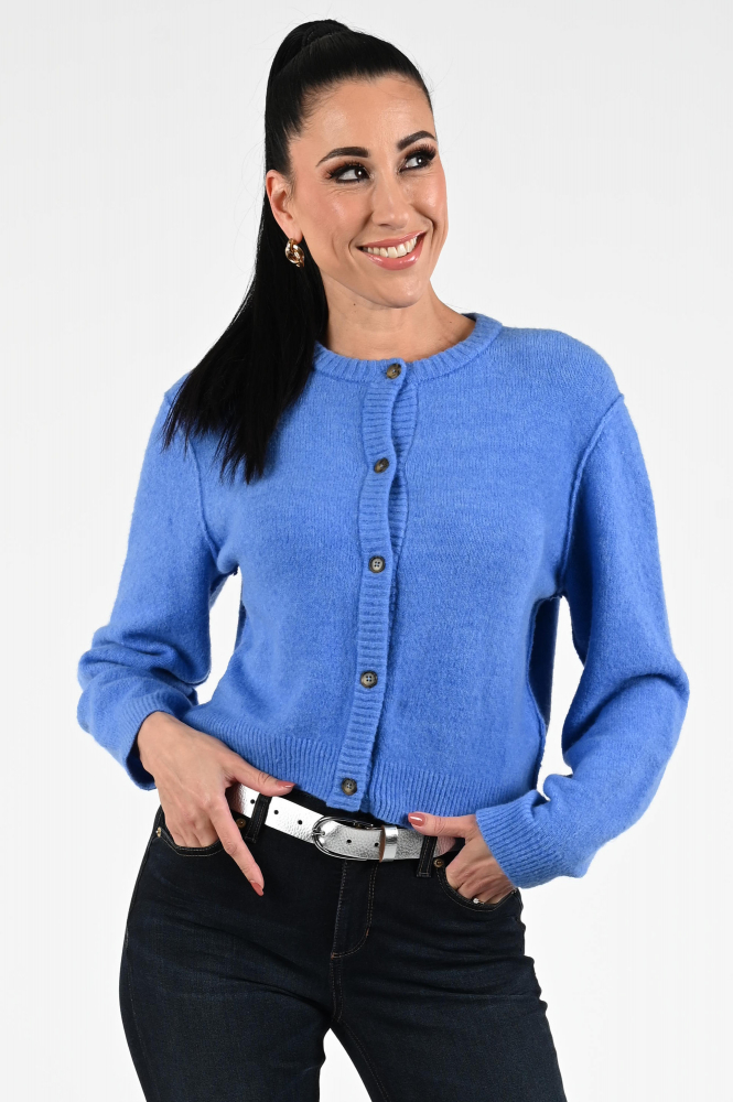 Oui 94462 Vest Blauw
