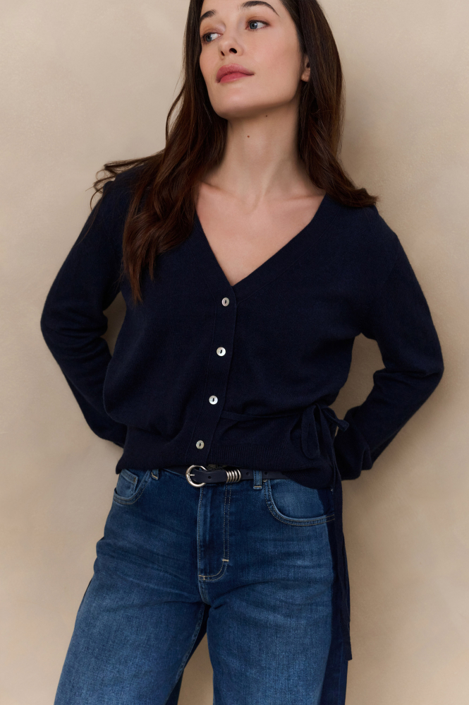 Yaya 01-010122-508 Vest Blauw