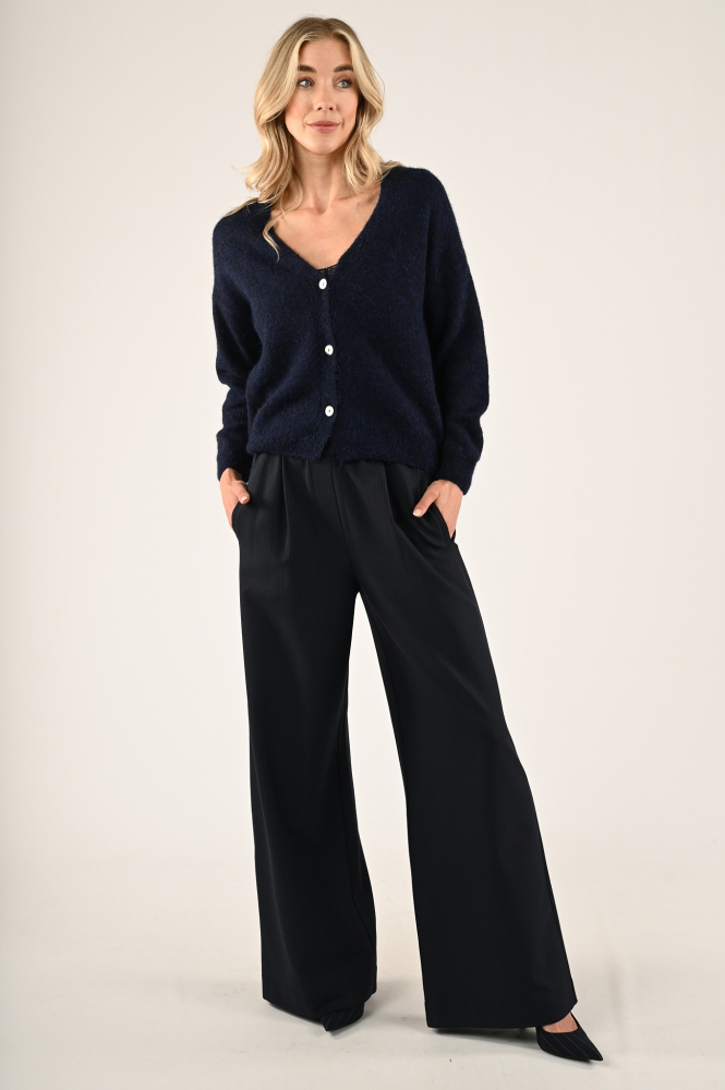 By-Bar liv cardigan Vest Blauw