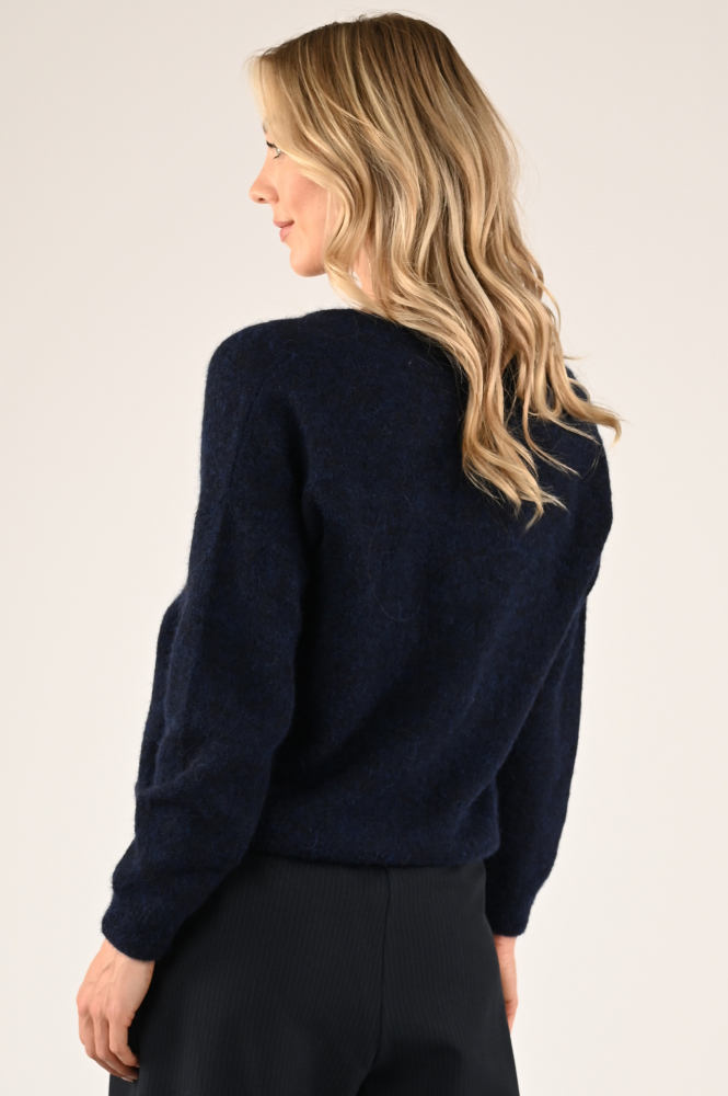 By-Bar liv cardigan Vest Blauw