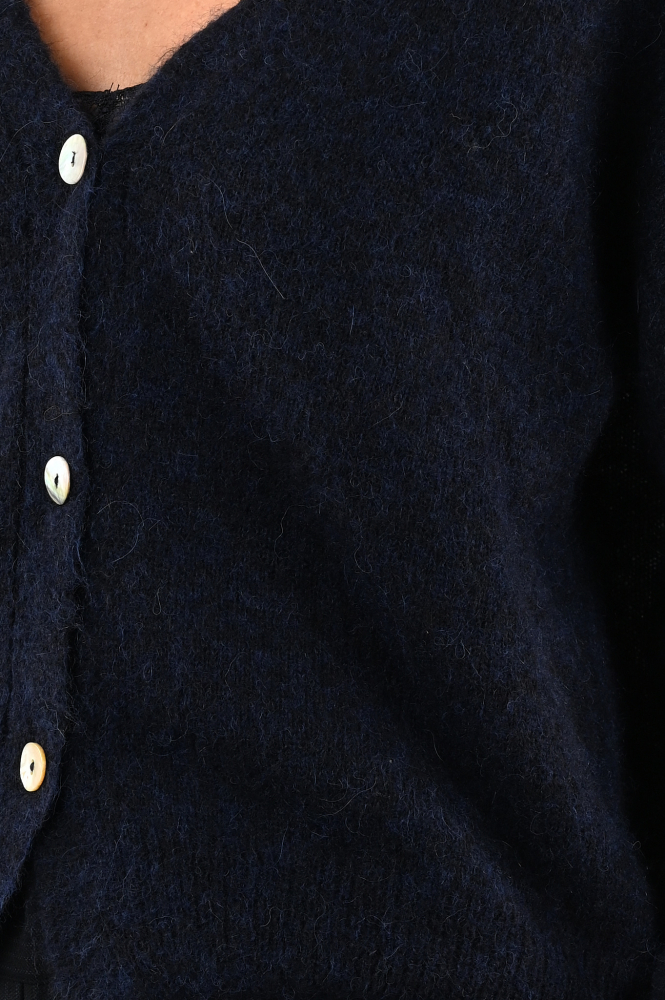 By-Bar liv cardigan Vest Blauw