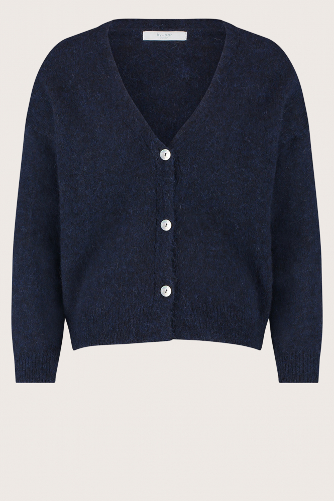 By-Bar liv cardigan Vest Blauw
