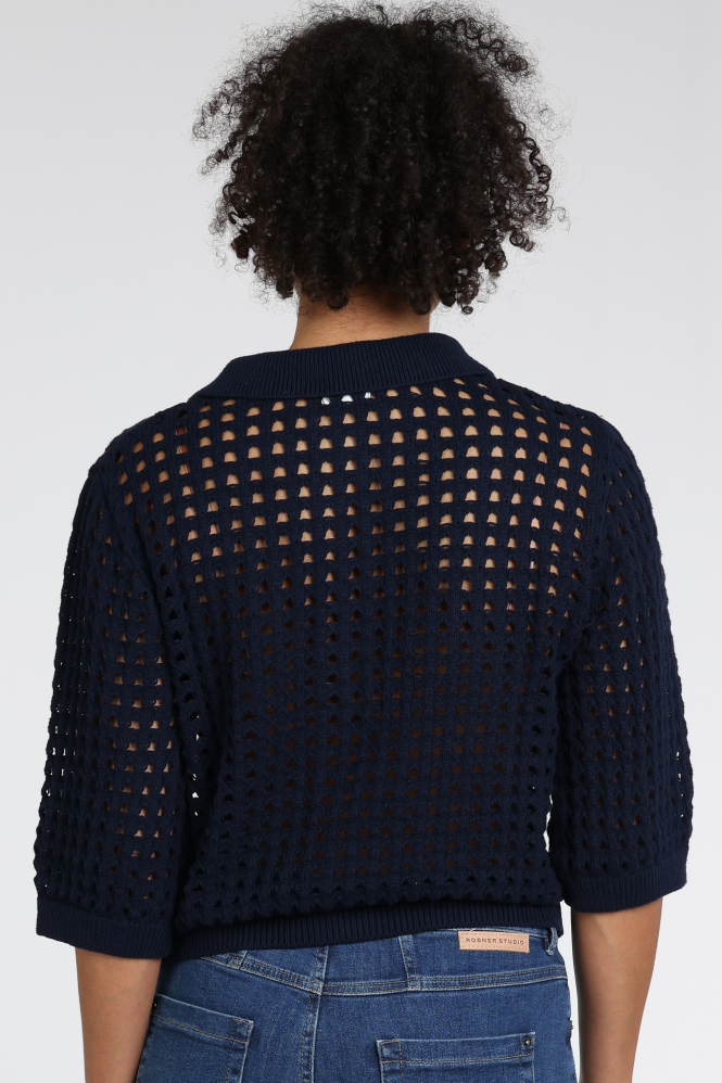 Aimée the label gina Vest Blauw