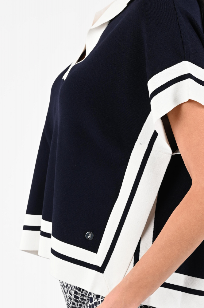 Joseph Ribkoff 261941 Vest Blauw