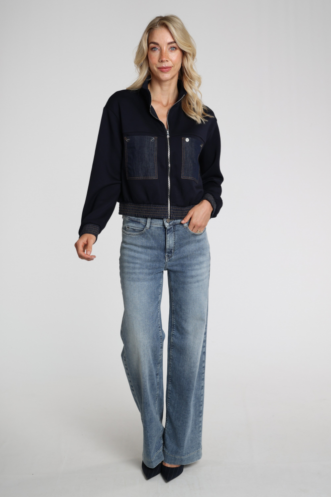 Oui 99134 Vest Blauw