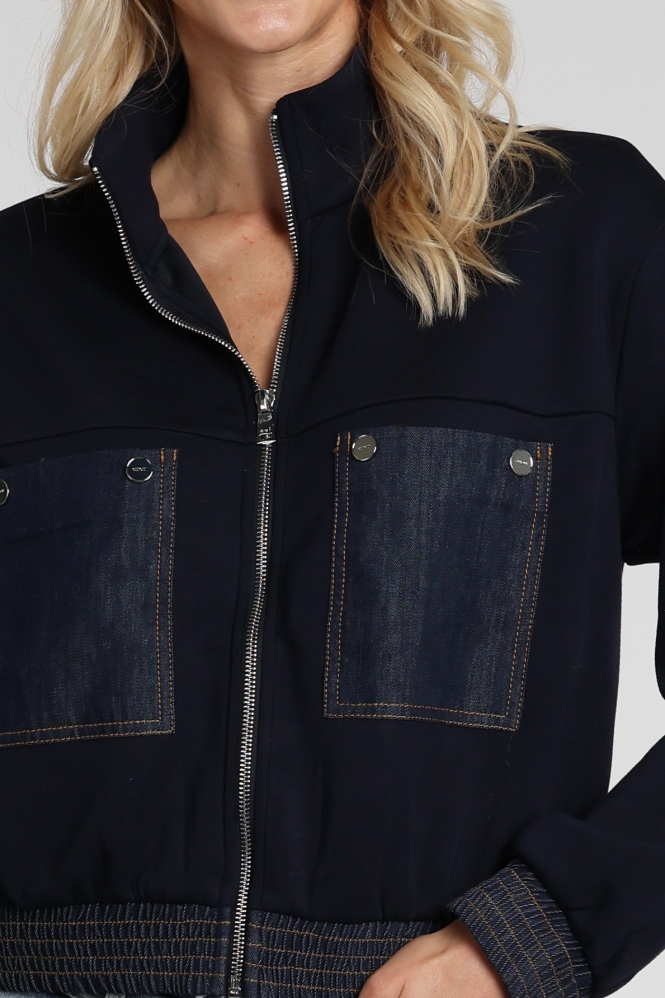Oui 99134 Vest Blauw