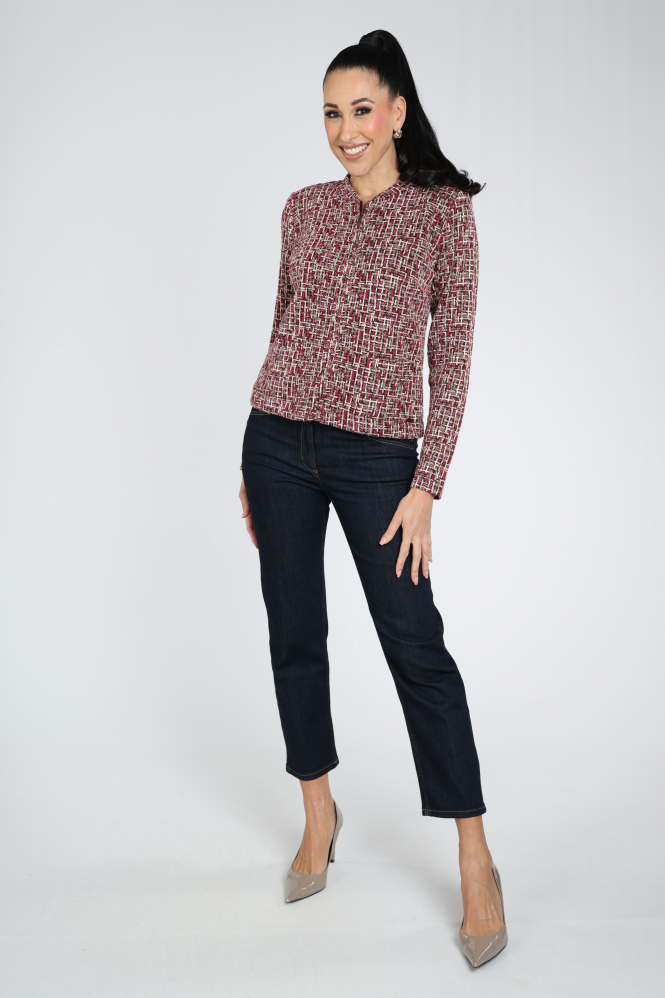 Roberto sarto 631120 Vest Rood