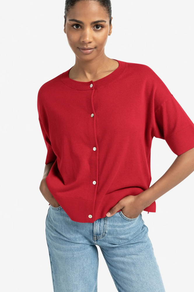 Yaya 01-010112-507 Vest Rood
