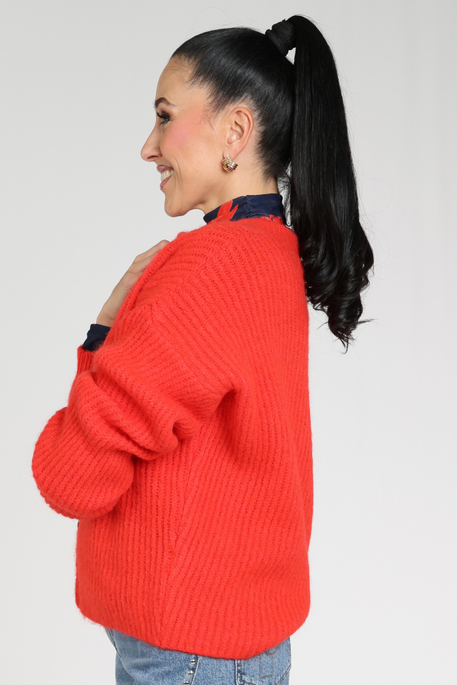 Pom Amsterdam SP9801 Meryl Vest Rood