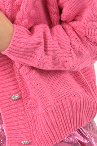 Co'couture bubble knit Roze