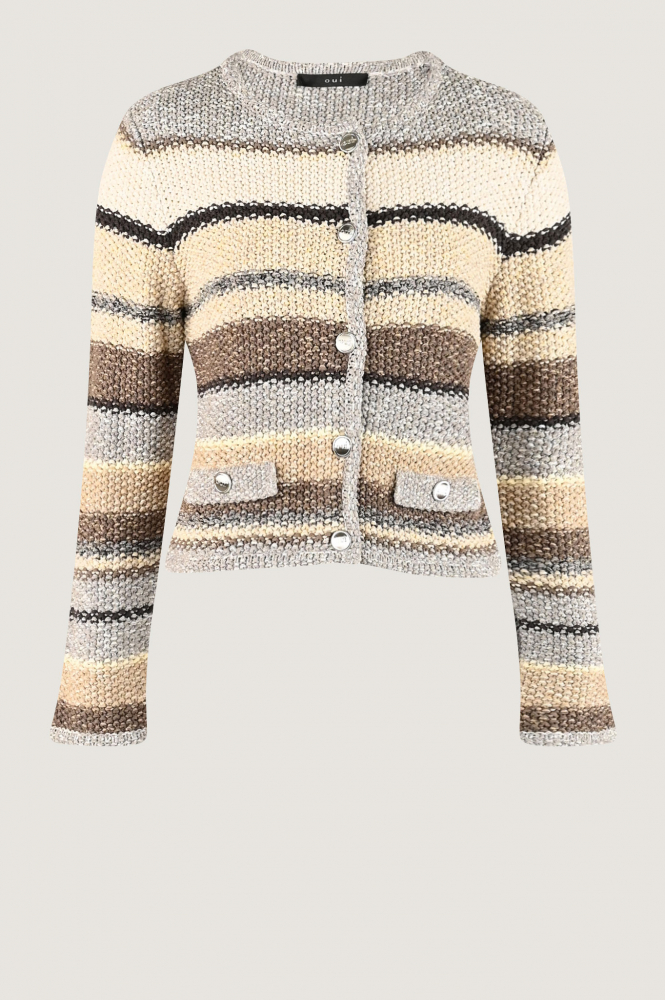 Oui 89392 Vest Grijs