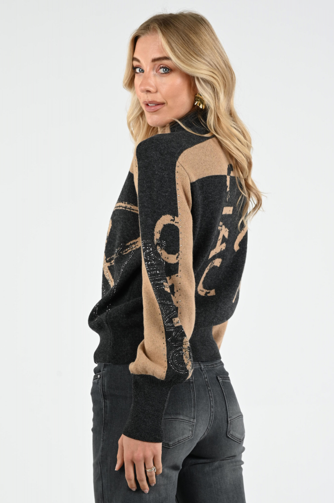 Monari 809555 Vest Grijs