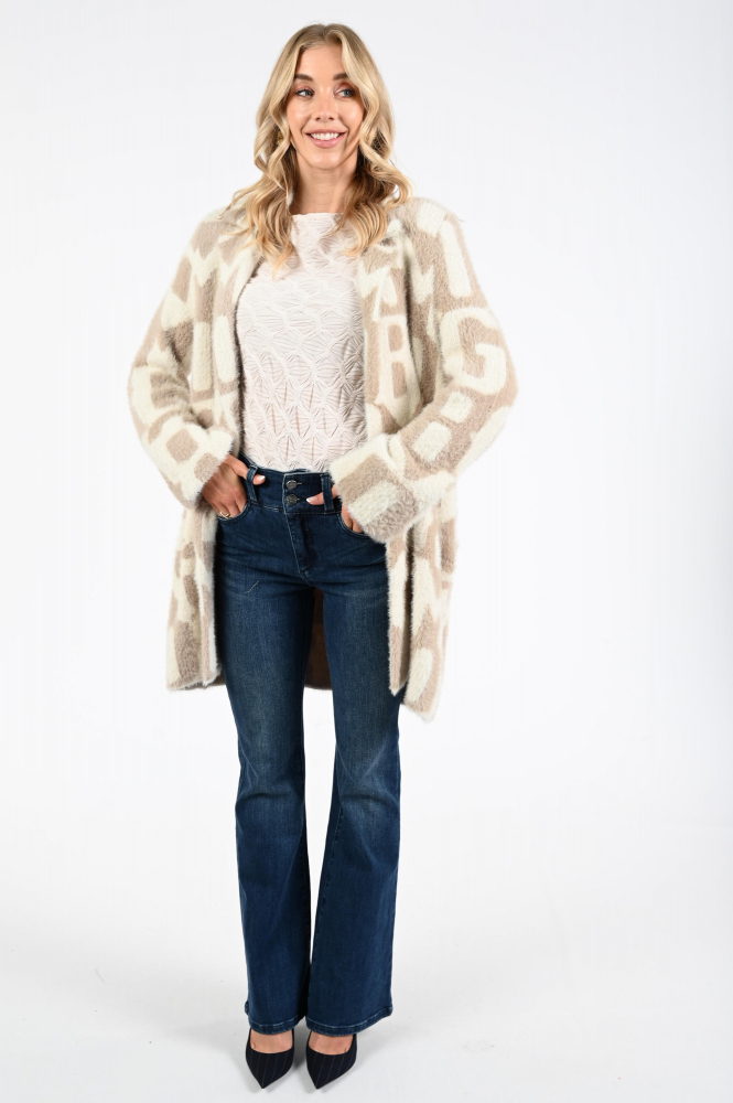 Monari 809088 Vest Bruin