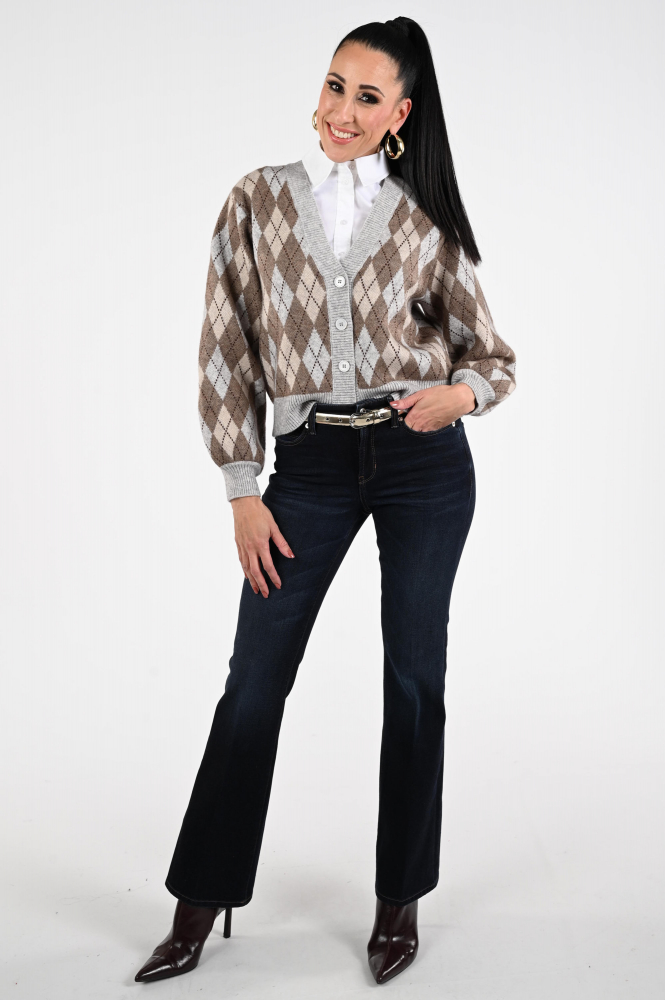 Co'couture 32212 Row Vest Bruin