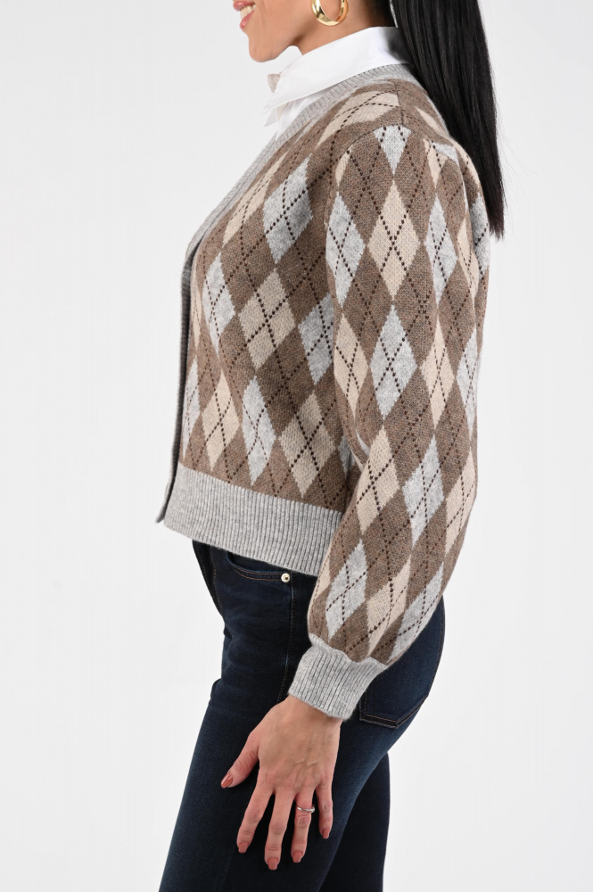 Co'couture 32212 Row Vest Bruin