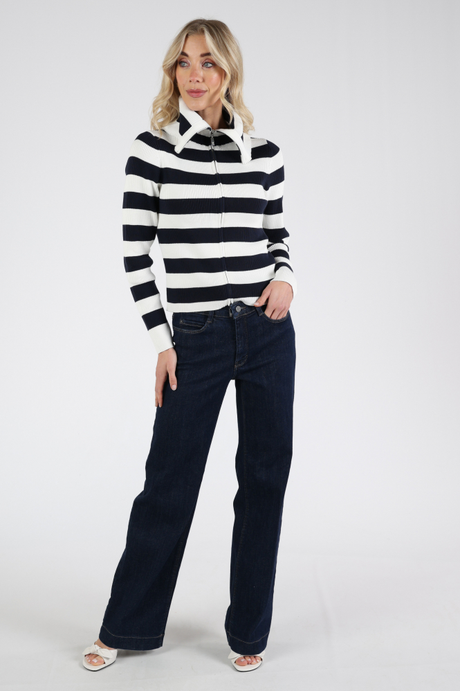 Monari 410219 Vest Blauw