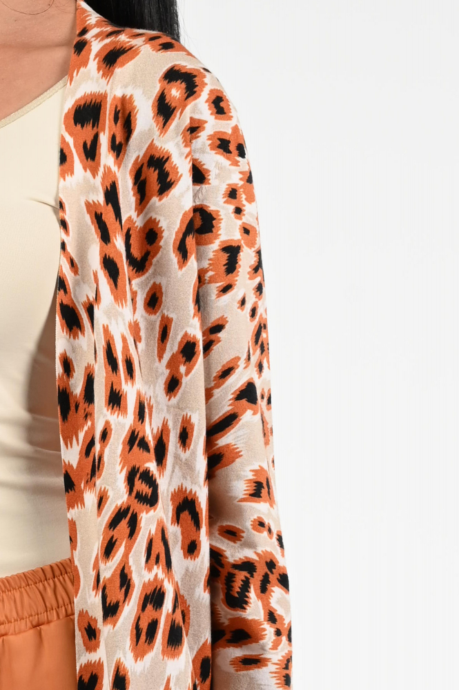 KYRA Leopard Gonja-s25 Vest Geel