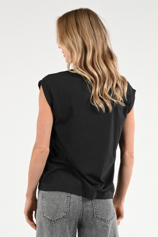 By-Bar Thelma night top Zwart