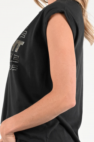 By-Bar Thelma night top Zwart