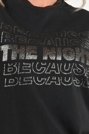 By-Bar Thelma night top Zwart