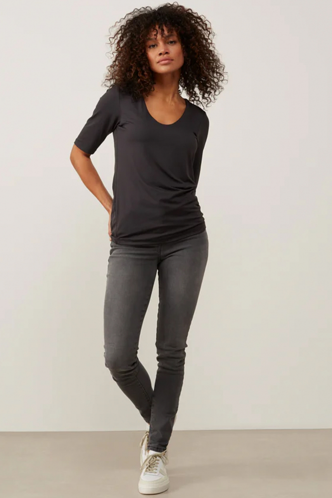 Yaya 01-719020-N Top Zwart