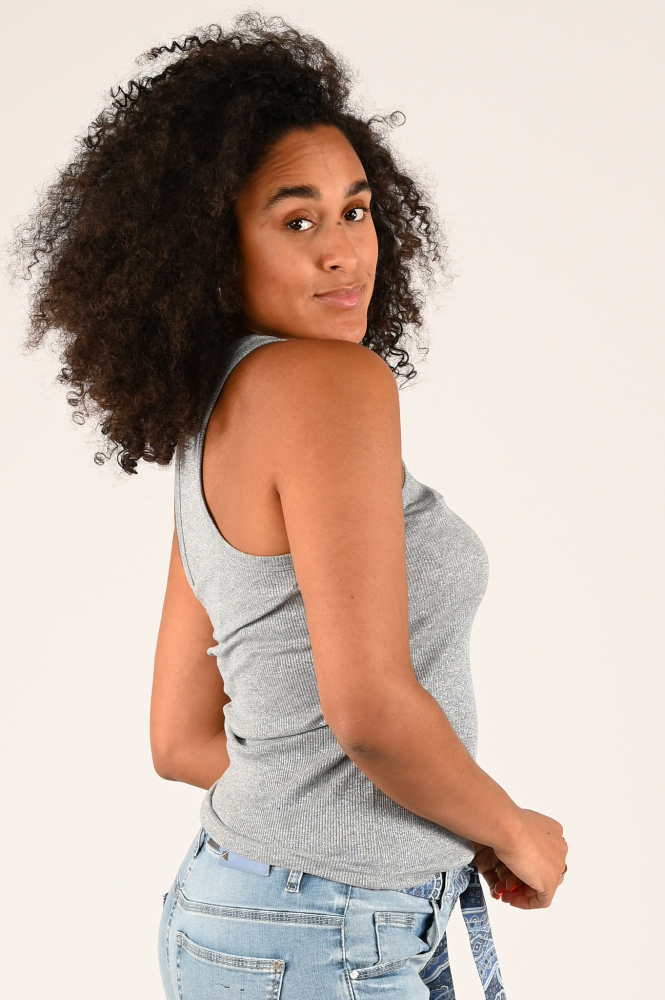 Co'couture sahara top 33069 Top Grijs