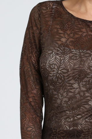 Aimée the label TonnyW6 lacetop Bruin
