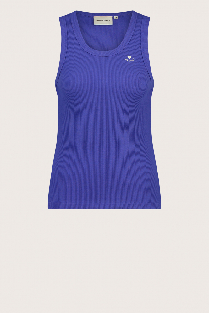 Fabienne Chapot CLT-TOP-34-AW24-3 Top Blauw