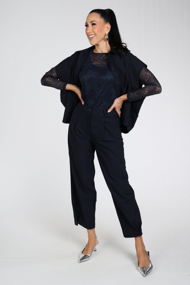 Aimée the label TonnyW6 lacetop Top Blauw