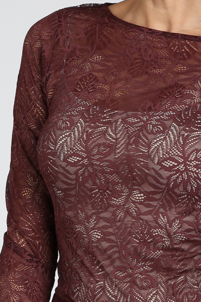 Aimée the label TonnyW6 lacetop Top Rood