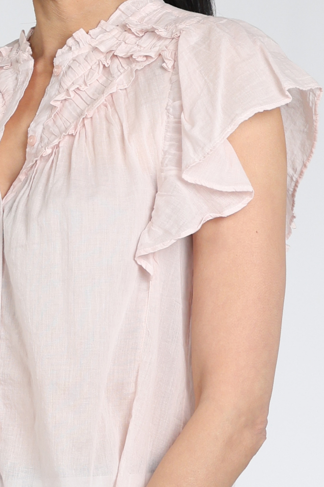 Neo Noir Vinsa S voile top Top Roze