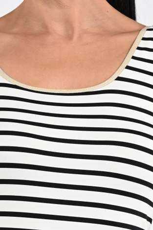 Nukus Juba stripe Zwart