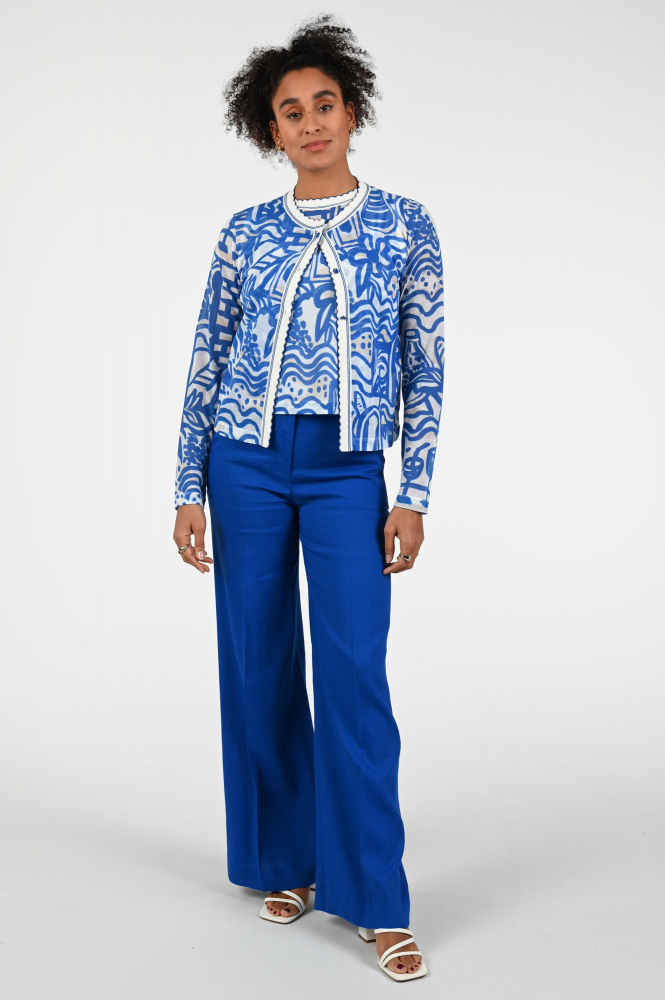 Marc Cain YC 61.01 M58 Top Blauw