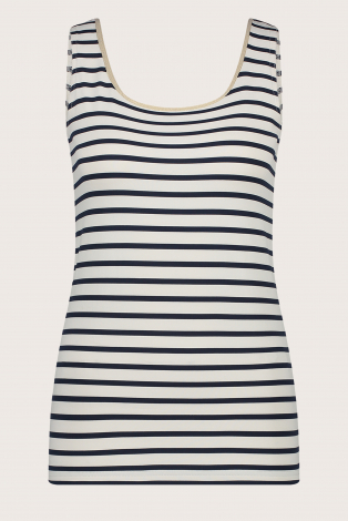 Nukus Juba Singlet Stripe Blauw