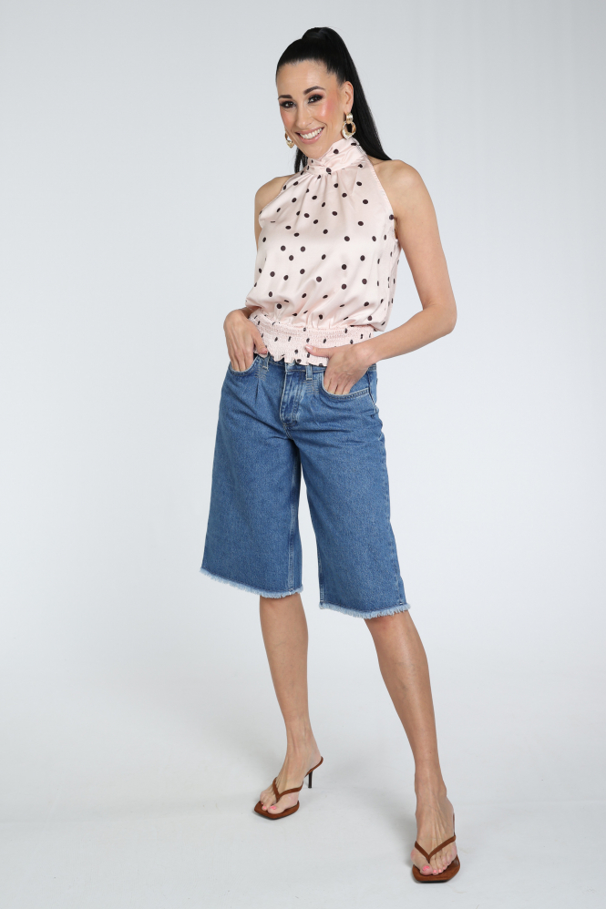 Neo Noir Jos big dot Top Roze