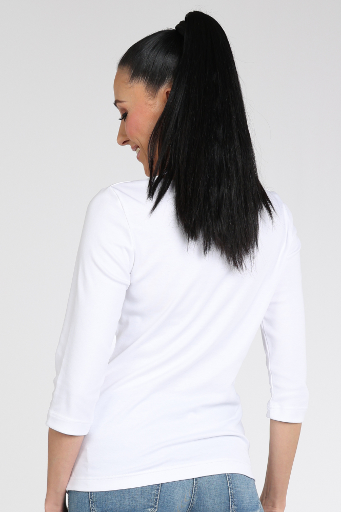 Zaida 346000 T-shirt driekwart mouw Wit