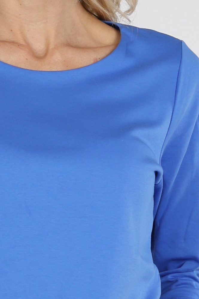 Zaida 346000 T-shirt driekwart mouw Blauw