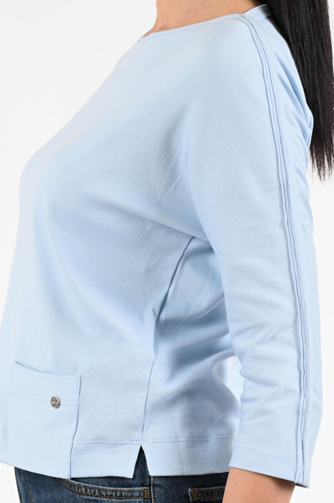 Marc Cain AA 48.34 J50 T-shirt driekwart mouw Blauw