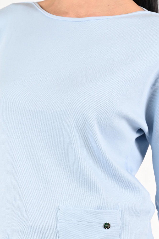 Marc Cain AA 48.34 J50 T-shirt driekwart mouw Blauw