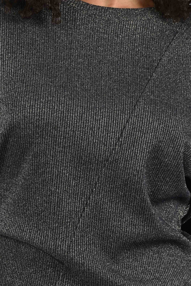 By-Bar kae sparkle top T-shirt driekwart mouw Goud