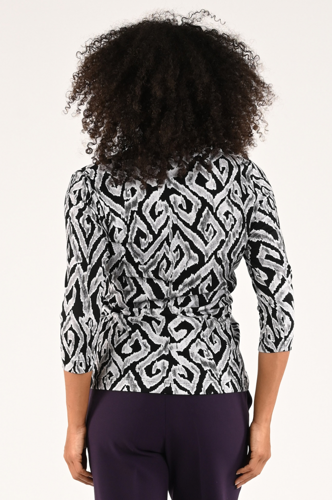 Efixelle 293601 T-shirt driekwart mouw Grijs