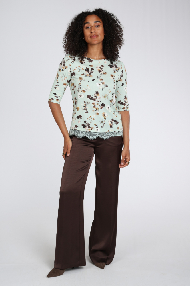 Marc Cain BC 48.31 J47 T-shirt driekwart mouw Groen