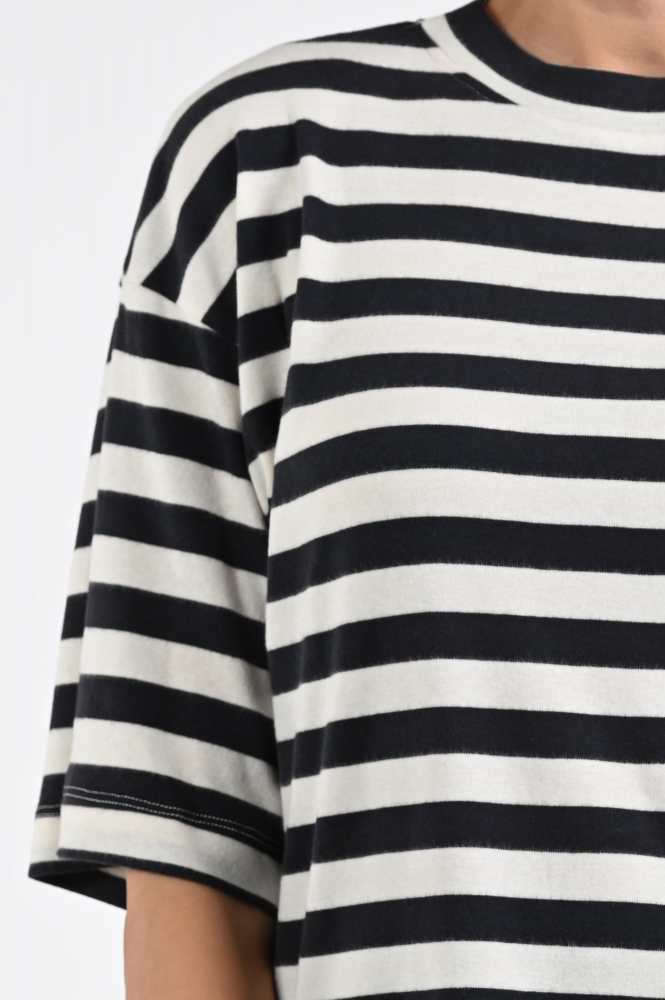 Penn & Ink W25T1188 T-shirt driekwart mouw Blauw