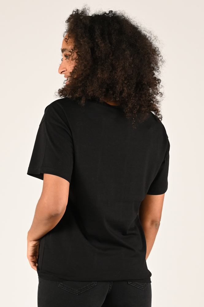 Liu Jo wf4224 T-shirt korte mouw Zwart