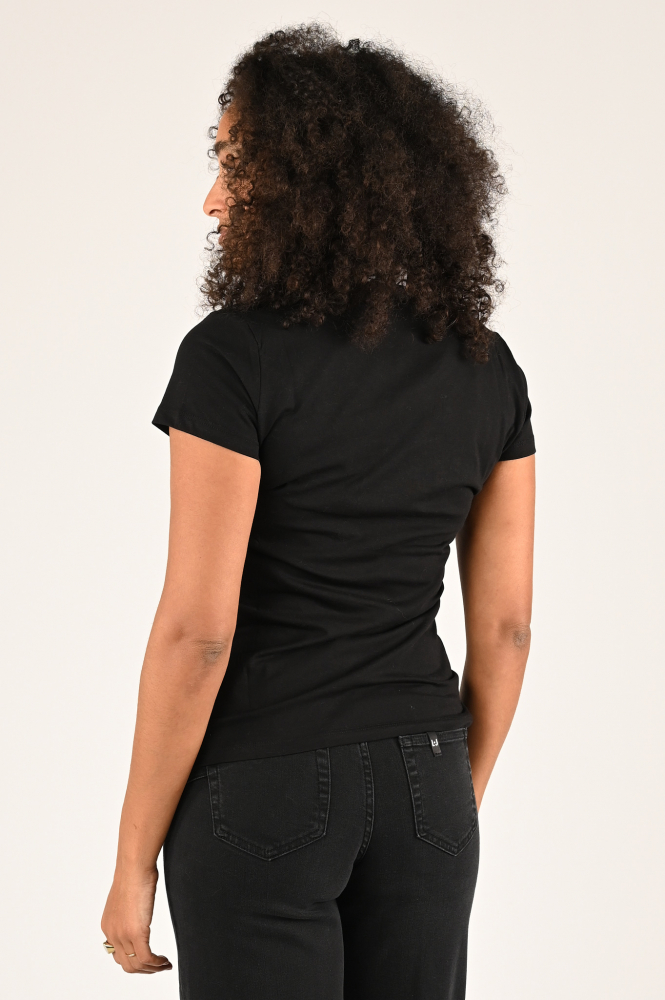 Liu Jo wf4107 T-shirt korte mouw Zwart