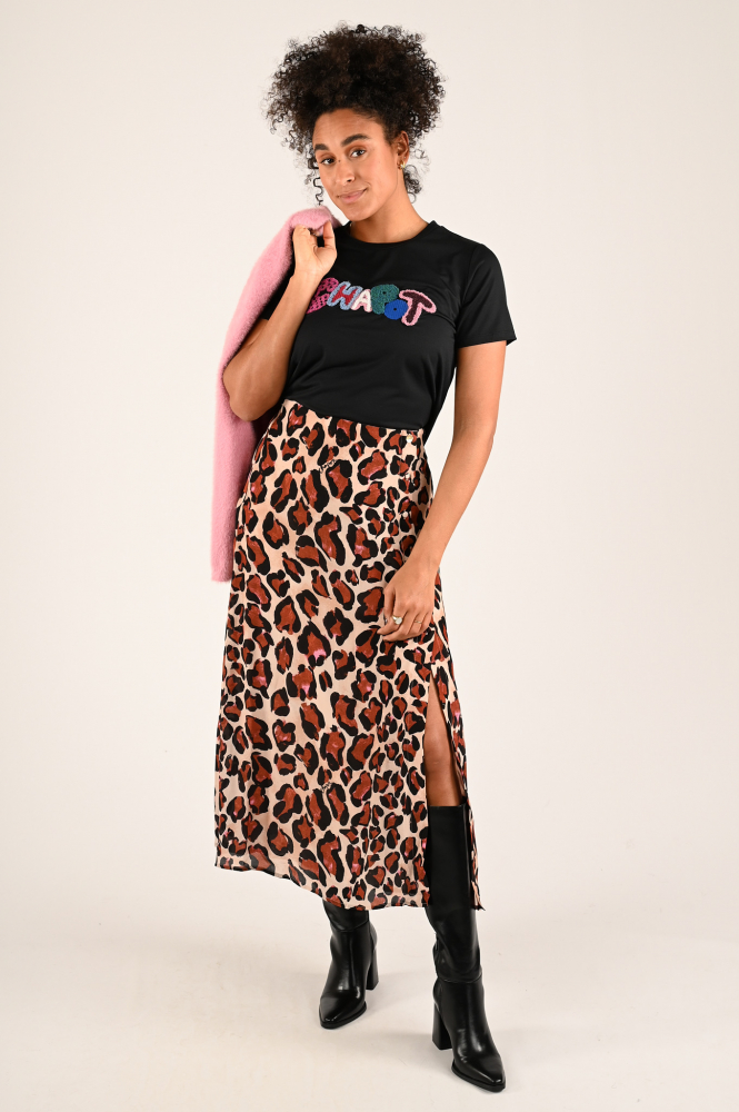 Fabienne Chapot CLT-TSH-15-AW24-9 T-shirt korte mouw Zwart
