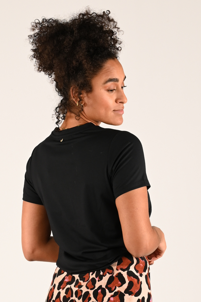 Fabienne Chapot CLT-TSH-15-AW24-9 T-shirt korte mouw Zwart