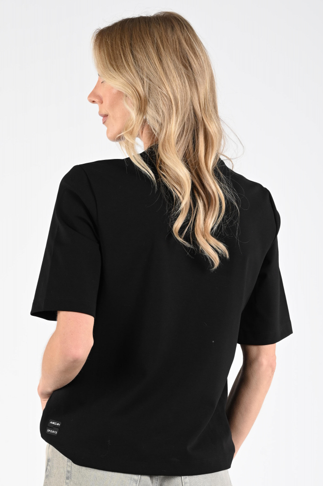 Marc Cain ZS 48.36 J78 T-shirt korte mouw Zwart