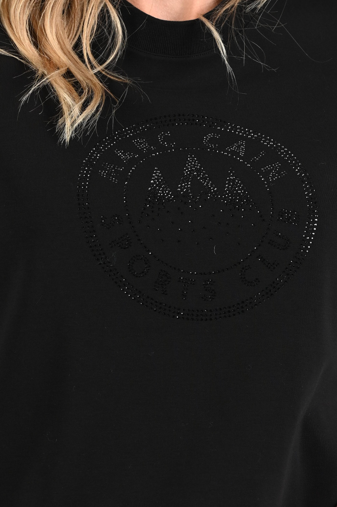 Marc Cain ZS 48.36 J78 T-shirt korte mouw Zwart